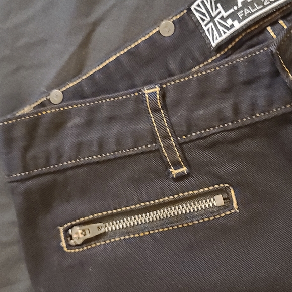 L.A.M.B. Full Back Zip Jeans - Picture 6 of 16